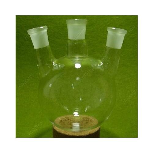1000ml 3 Neck Round Bottom Flask,24/29 Joint,Glass Flask,lab Glassware