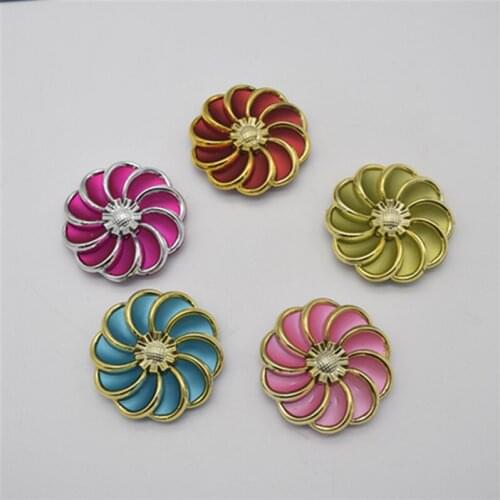 30pcs BIG Flower style Sewing plastic Button For Clothing bag headwear Flower Wedding Bride Makeup DIY Corsage headwear
