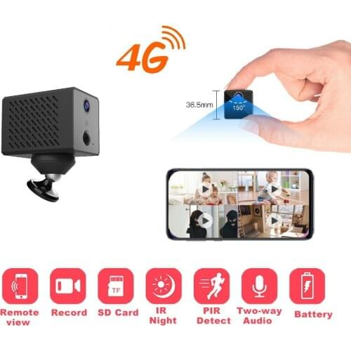 4G micro camera garage hidden pinhole camera HD remote monitoring wifi infrared wireless camera unplugged standby for three mont