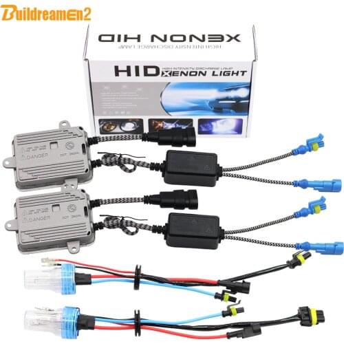 Buildreamen2 55W H1 H3 H7 H8 H9 H11 9005 HB3 9006 881 880 Car Light HID Xenon Kit AC Ballast Bulb 4300K Auto Headlight Fog Light