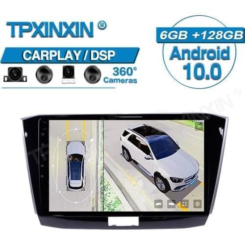 6GB+128GB For VW Passat 2016-2018 Car Radio 360 HD Auto Surround View Camera Car Multimedia Player Stereo Radio GPS Navigtion
