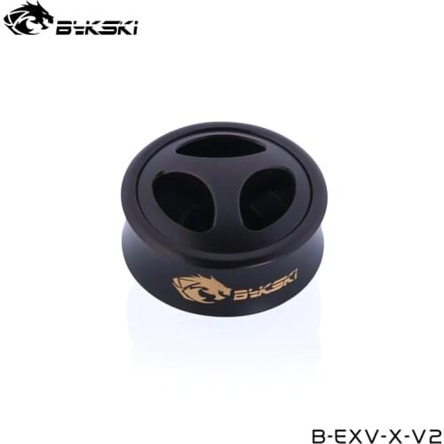 Bykski Black ,Silver Air Valve,Computer Case Water Cooling Accessory Automatic Release Air Valve,G1/4",Drop Shipping ,B-EXV-X-V2