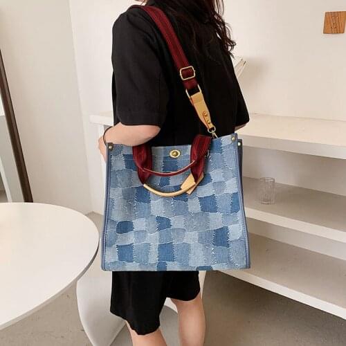 Canvas Women Canvas Handbags Shoulder Bags Large Capacity Ladies Casual Tote for Women Fashion Female Tote Messenger Bag New