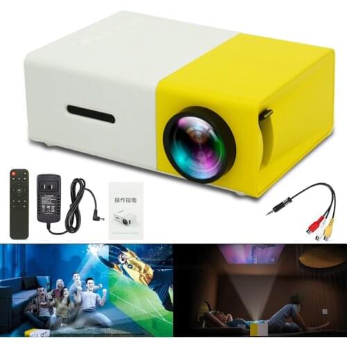 YG300 Universal 60 Inch HD Portable Mini LED Pocket Projector without Battery Home Theater Children Education Beamer Projector