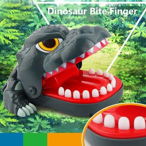 Creative Dinosaur Mouth Dentist Bite Finger Game Toy Funny Biting Finger Jokes Games Toys Family Interactive Novelty Gag Trick