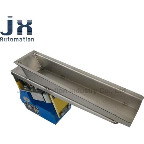 Micro Electromagnetic Vibrating Feeder GVZ6 201 Stainless Steel Tray with Feed Controller