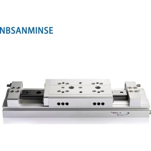 MXW 8 12 16mm Air Cylinder Air Slide Table Pneumatic Double Acting Industry Automation Parts NBSANMINSE