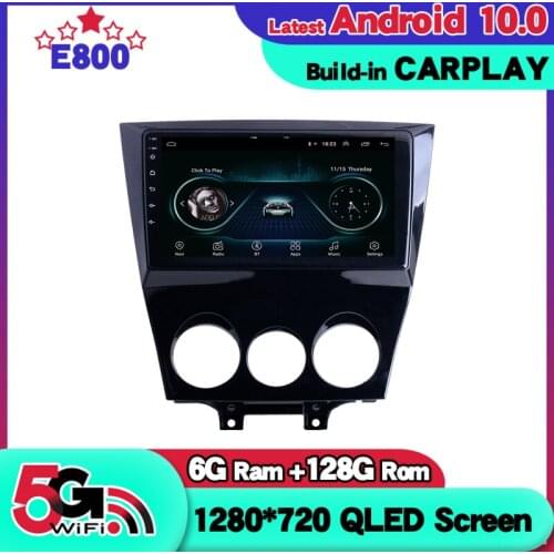 NEW 6GB Ram 128GB Rom 9 Inch Car Radio Android 10.0 Multimedia Autoradio Stereo For 2003 2010 Mazda RX8