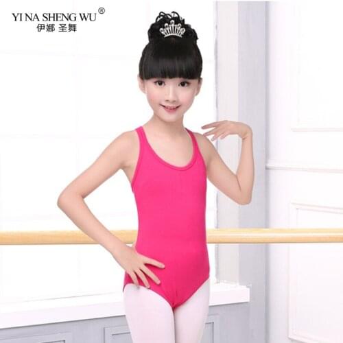 New Ballet Leotards Cotton Camisole Girls Ballet Dance Dancewear Gymnastics Leotard Strap Ballet Clothing Children