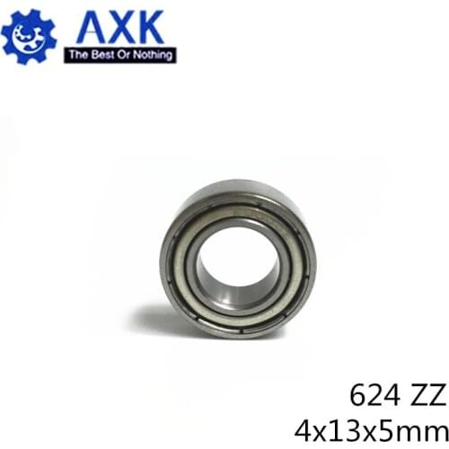 624ZZ Bearing ABEC-5 10PCS 4x13x5 mm Wire Cutting Machine Miniature 624-2Z Ball Bearings 624 ZZ EMQ Z3V3 QualityAB
