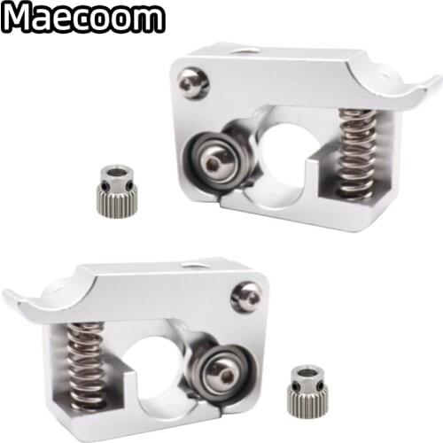 MK10 Remote Direct Extruder Aluminum Extrusion 1.75mm Right Left Hand Arm Full Metal Bowden 3D Printers Parts with 26 Tooth Gear