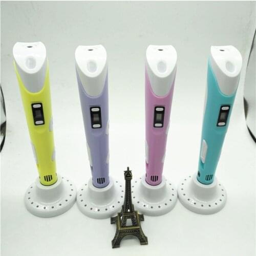 3D Printing Pen 2nd Generation 3D Pen 1.75mm PLA/ABS Smart 3D Drawing Pens with Filament LED Display for the Kids gifts