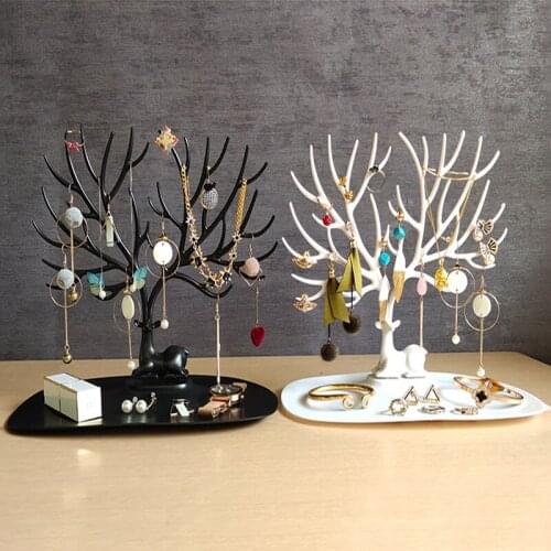 Jewelry Storage Rack Antler Design Earrings Necklace Display Rack Storage Box Cosmetic Decoration