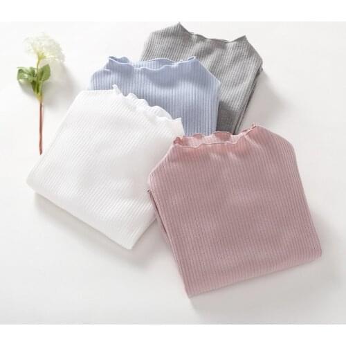 Warm Bottoming Shirt Girls Shirt Kids Clothes Toddler Baby Girl Cotton Fashion Clothes 2021 Spring Autumn Childrens Clothing