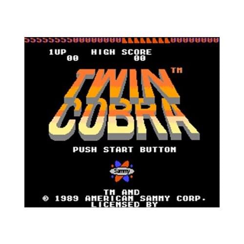 TWINCOBR Region Free 8 Bit Game Card For 72 Pin Video Game Player