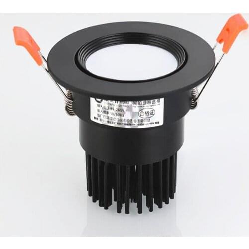 Dimmable Recessed LED Downlights 5W 7W 9W 12W 15W COB LED Ceiling Spot Lights AC110-240V LED Ceiling Lamps Indoor Lighting