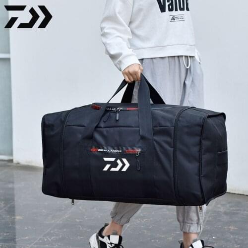2021 Daiwa Outdoor Waterproof Sports Fishing Bag Leisure Yoga Fitness Shoulder Bag Large Capacity Nylon Portable Travel Bag 70L