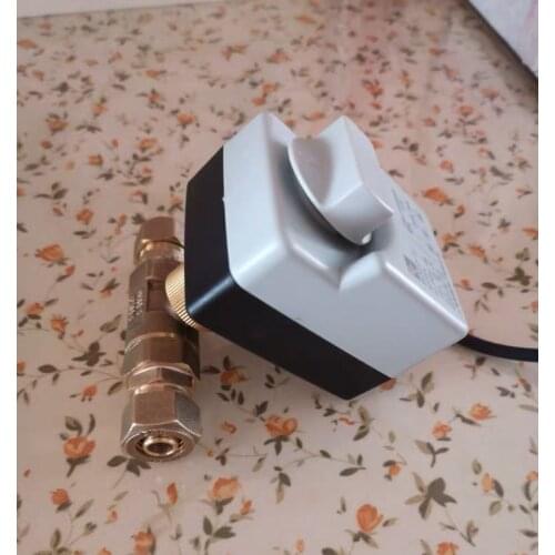 AC220V 3-way Electric Motorized Ball Valve DN25/DN20/DN15 Three-wire Two Control For Air Conditioning