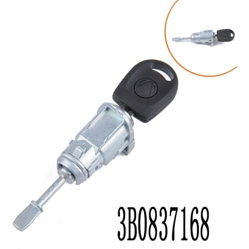 Car Right Door Lock Cylinder Vehicle Door Safety Lock Core Accessories Relacement 3B0837168 for Passat 3B Lupo