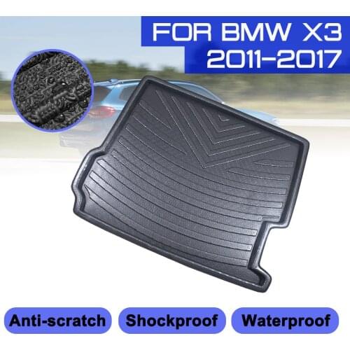 For BMW X3 2011 2012 2013 2014 2015 2016 2017 Car Floor Mat Carpet Rear Trunk Anti-mud Cover