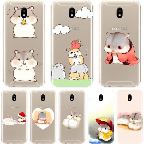 Phone Case For Samsung Galaxy J2 J5 J7 Prime Silicone Hamster Back Cover For Samsung J4 J6 J8 Plus 2018 J3 J5 J7 2015 2016 2017