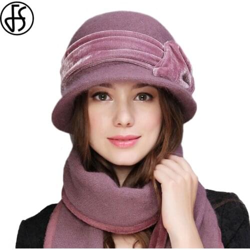 Женские трикотажные шапки FS China At AliExpress