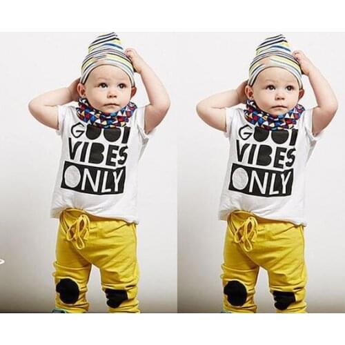 Gool Vibes Only Kids Summer Funny T Shirt Fashion Baby Children Short Sleeve T-shirt Toddler Casual Letter Print Tee Shirts Tops