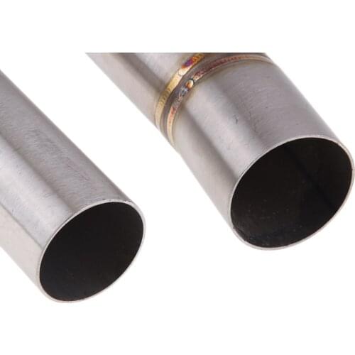 Motorcycle Exhaust Muffler Middle Link Pipe Connect For Kawasaki Z1000 07-09