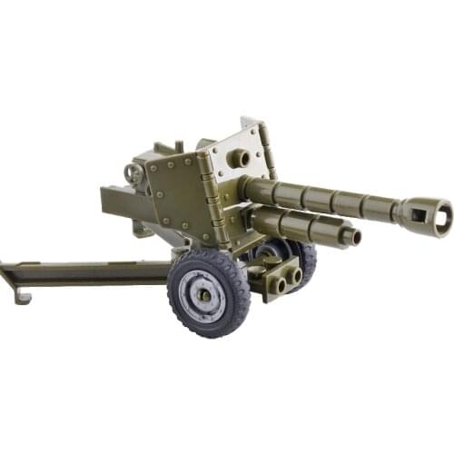 Military Model Toy Cultivate Interest Suitable for Kids Birthday Present Educational Building Blocks Accessories Cannon Military
