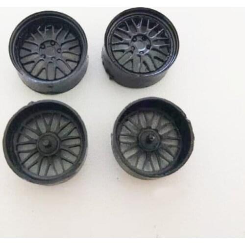 4 Pieces Wheels/Wheel Hubs 19 Inch For TAMIYA 1:24 LM Civilian Car Model