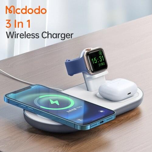 Mcdodo 3 in 1 Magnetic Absorption Wireless Charger 20W for iPhone 12 Pro Max/Apple Watch/Air Pods