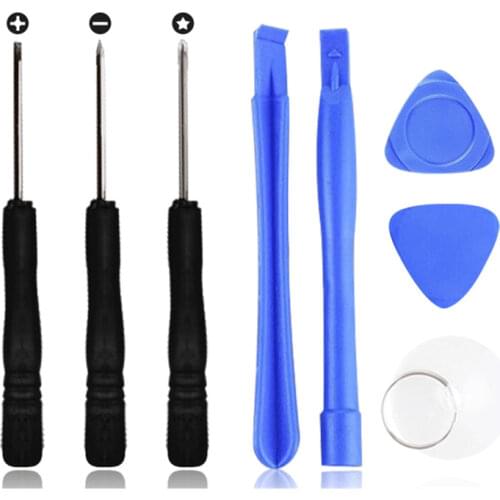 Free shipping 200set 8 in 1 REPAIR PRY KIT OPENING TOOLS With 5 Point Star Pentalobe Torx Screwdriver For iphone 4 4G