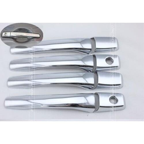 New ABS Chrome Door Handle Cover For Mitsubishi Lancer Mirage Evolution 7 8 9 2002 2003 2004 2005 2006 Free Drop Shipping