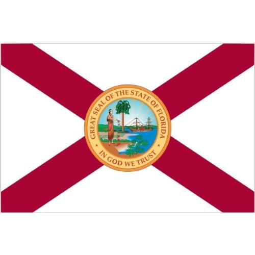 NEW 90x150cm 3x5 feet Flag_of_Florida 100% Polyester usa Flag us flag , Flag of United States