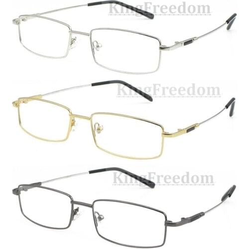 Memory Titanium Reading Glasses Men Women Full Rim +100 +125 +150 +175 +200 +225