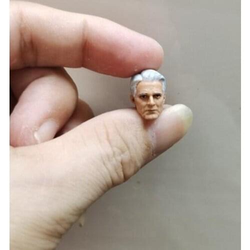 Painted 1/18 Scale The Elderly Captain Head Sculpt Fit 3.75" Figure