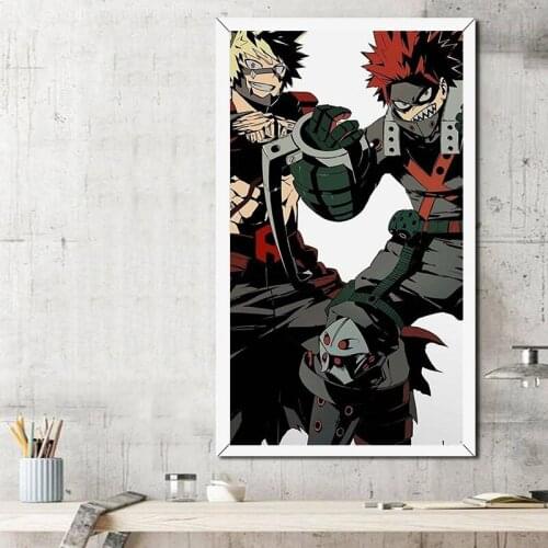 Living Room Anime Poster My Hero Academia Original Design Anime Poster Wall Art Print,20 x 28 Inches,No Frame