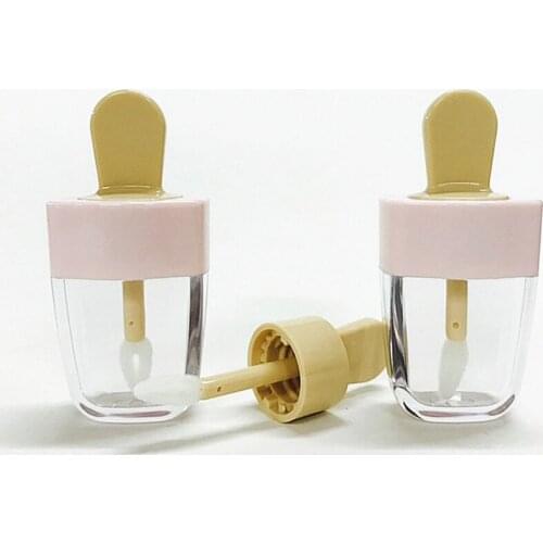 Empty Liquid Lipstick Lip Balm Tube Pink Transparent Cream DIY Lip Gloss Cream Containers Makeup Sample Bottles 20pcs/lot