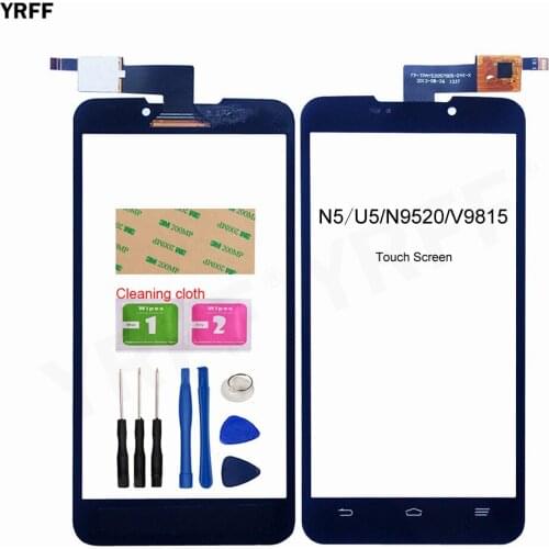 Glass Touch Sensor Panel For ZTE Starxtrem SFR Grand Memo N5 U5 N9520 V9815 Touch Screen Digitizer Panel Repair Part