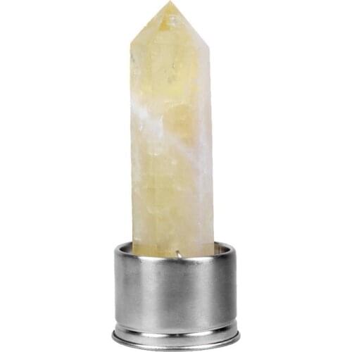 Natuurlijke Quartz Edelsteen Glas Water Fles Direct Drinkbeker Glas Kristal Obelisk Wand Healing Wand Fles Met Touw 2020 Nieuwe