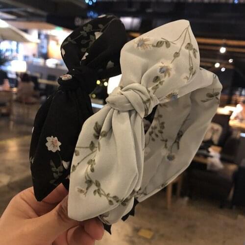 Fabric Hair Bands Bow Knot Headband Hoop Accessories Fabric Hair Bands Womens Ear Hairband