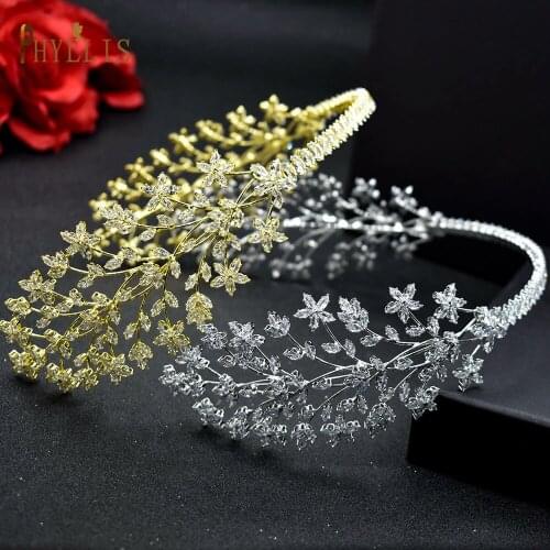 AS380 Gold Leaves Bridal Side Headpieces Headband Wedding Headwear Wedding Hair Jewelry Wedding Crowns for Brides Women Tiara