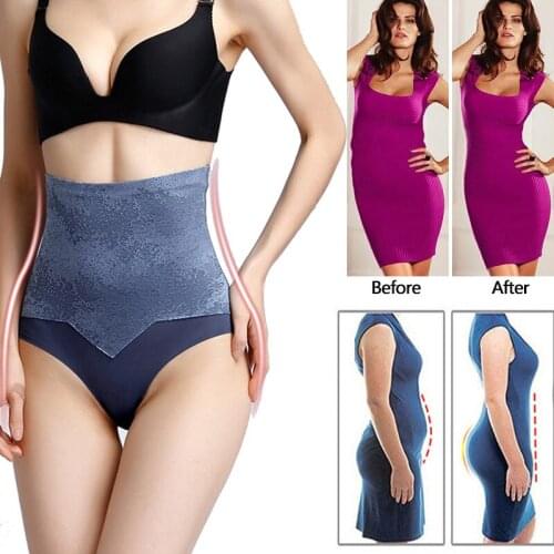 Women Body Shaping Panties Female Pants High Elastic Control Briefs Seamfree Breathable Slimming Panties