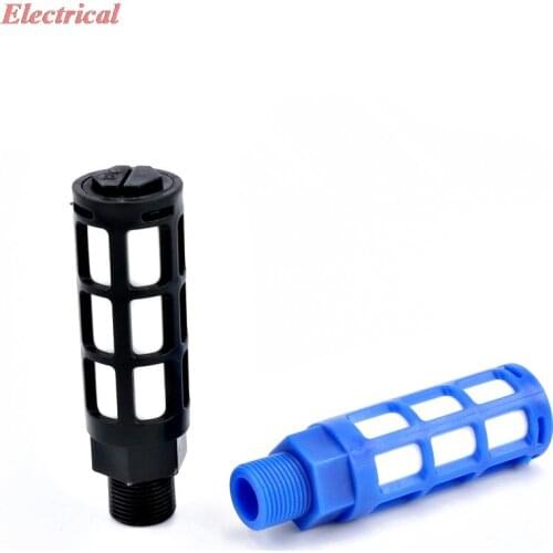 1pc Solenoid Valve Muffler Plastic Pneumatic Muffler Air Quick Exhaust Muffler Absorb Noise Reduce Filter 1/8" 1/4" 3/8" 1/2"