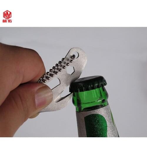 1PCS Mini Screwdriver, Multi-Function Wrench, Outdoor Camping Bottle Opener, Portable Rope Cutter
