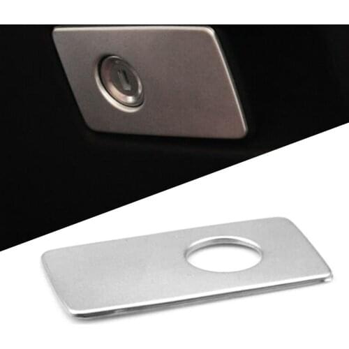 1 PCS Stainless Steel Car Glove Box Switch Decoration Trim For Volvo XC60 2009 2010 2011 2012 2013 2014 2015 2016 2017