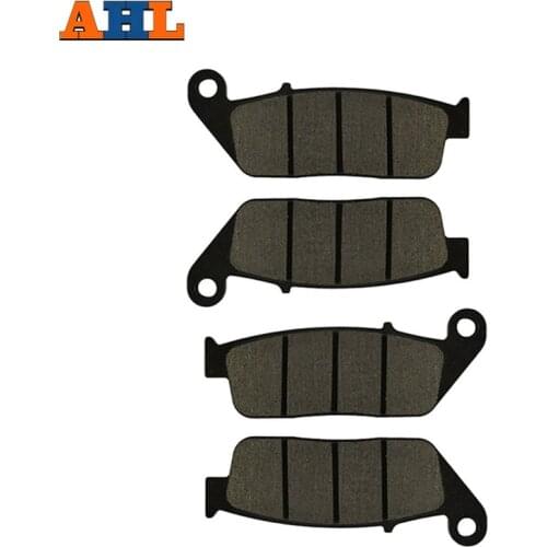 AHL 2 Pairs Motorcycle Front Brake Pads for HONDA CB400 CB 400 SF Superfour 1992-1995 Black Brake Disc Pad