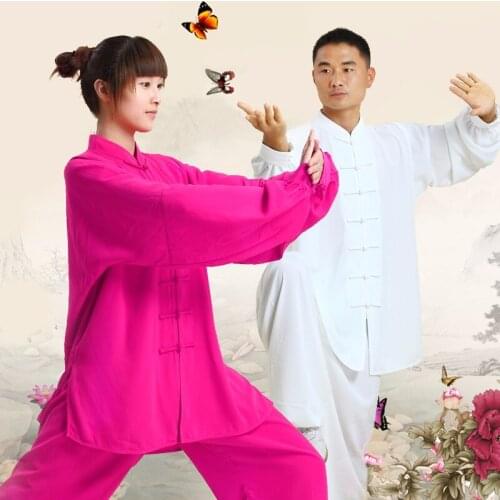 2016 New Chinese Kung Fu Suit Tai Chi Clothing Cotton Martial Art Uniform wushu taiji clothing Taijiquan practice sets