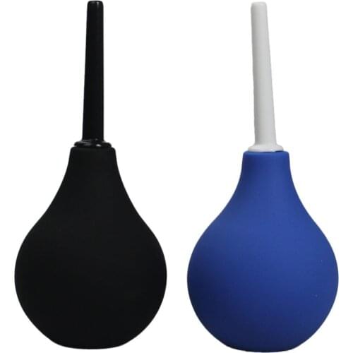 220ml Anal Douche Enemator Vaginal Enema Rectal Syringe Rectum Cleaner Sex Toys For Couples butt anus Shower Gay Fore game