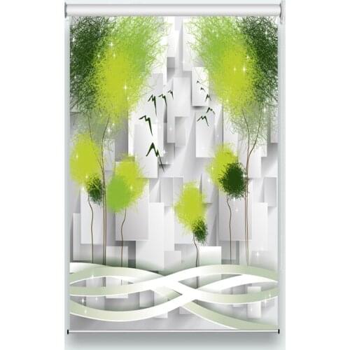 Dandelion 3D roller blinds Living room bedroom kitchen roller blinds for windows Customize any size roller blinds 2019